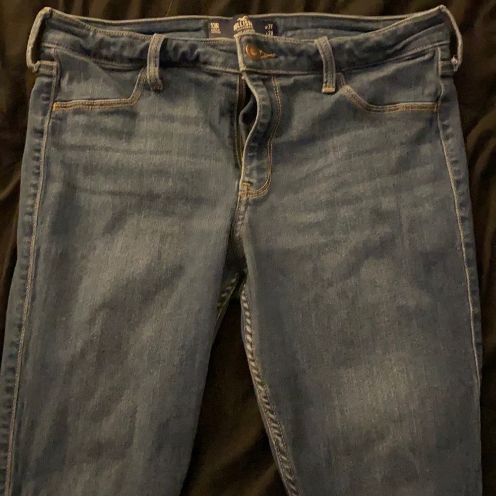Dark denim skinny jeans